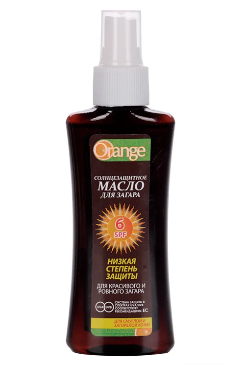 Масло Orange солнцезащит SPF6 для загара 100 мл