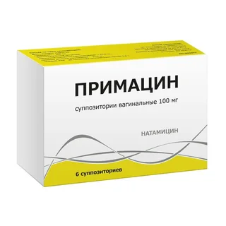 Примацин суппозитории вагинальные 100 мг 6 шт