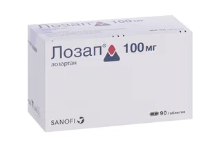 Лозап 100 мг 90 шт таблетки покрытые пленочной оболочкой