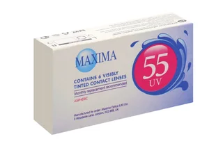Линзы Maxima 55 UV контактные R 8,6 DIA 14,2 (диоптрия -3,5) 6 шт