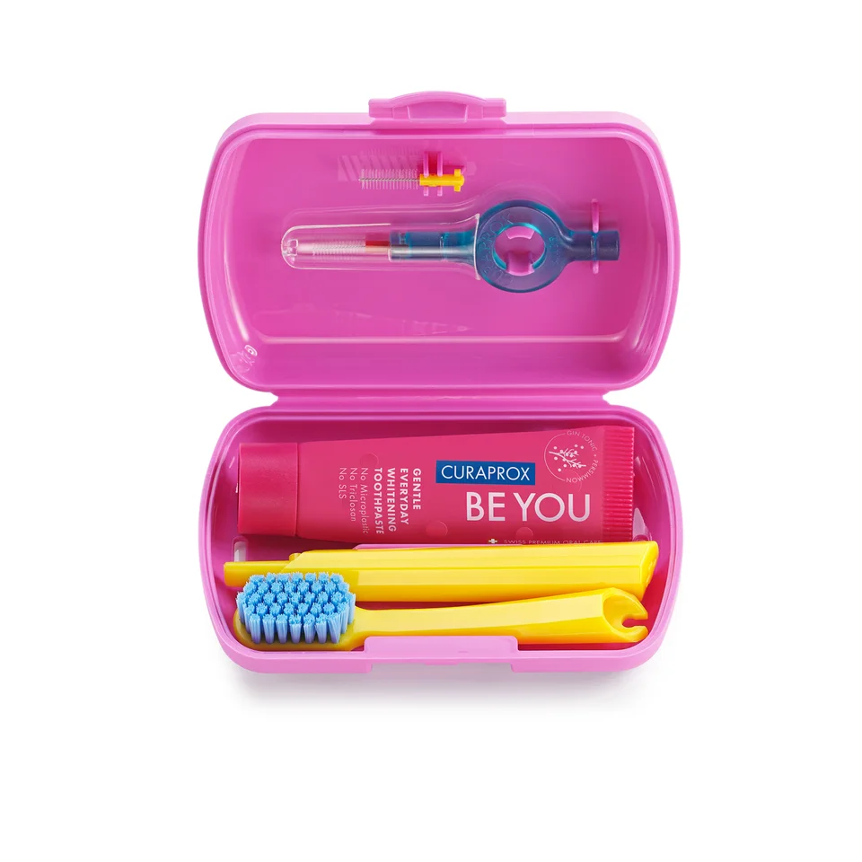 Курапрокс дорожный набор Би Ю розовый бокс CS5460
