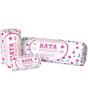 Вата хир. н/стер. 250г
