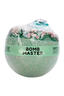 Бомбочка Bomb Master для ванн ЗОО ассорти бурлящий шар / гейзер с игрушкой светло-зеленый 210 гр