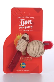 Игрушка для кошки Lion с норкой Шарик+мышка LMG-K0127-B