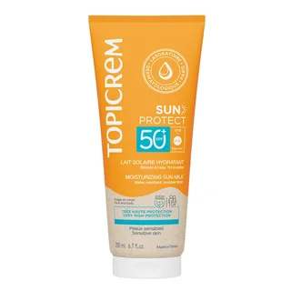 Топикрем Сан Протект увлажняющее солнцезащитное молочко SPF50+ 200 мл