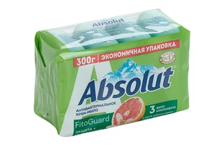 Мыло Absolut FitoGuard Грейпфрут и бергамот 75 гр 4 шт