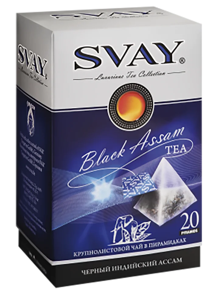 Чай Черный Ассам (Black Assam), 20*2,5 г, Svay