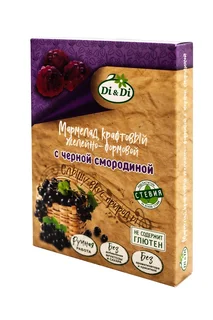 Мармелад Di&Di крафтовый желейно-формовой с черной смородиной 155 гр