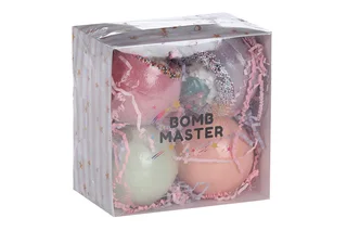 Набор бомбочек Bomb Master для ванн Зоо ассорти с игрушками бурлящий шар / гейзер 4 шт