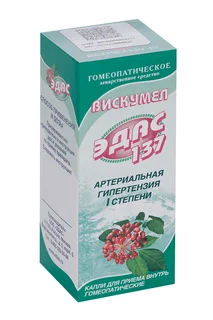 Эдас-137 Вискумел 25 мл капли для приема внутрь гомеопатические