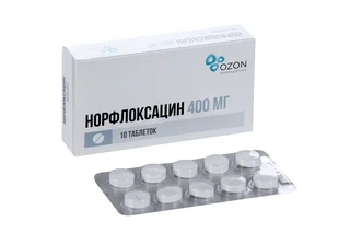 Норфлоксацин Реневал 400 мг 10 шт таблетки покрытые пленочной оболочкой