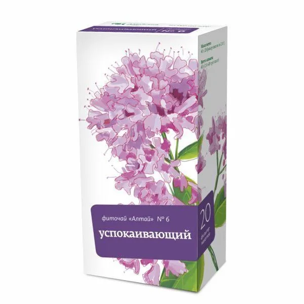 Фиточай Алтай №6 Успокаивающий Ф/П 2 гр 20 шт