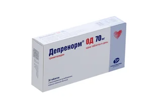 Депренорм ОД 70 мг 30 шт таблетки с пролонгированным высвобождением покрытые пленочной оболочкой