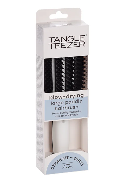 Расческа для волос Tangle Teezer Blow-Styling Smoothing Tool Full Size для уклад феном чер / бел