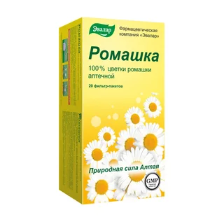 Эвалар ромашка цветки фиточай 1,5 фильтр-пакеты 20 шт