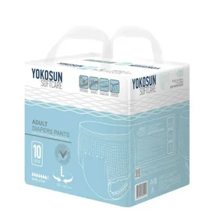 Подгузники-трусики для взрослых YokoSun 100-140 см L 10 шт