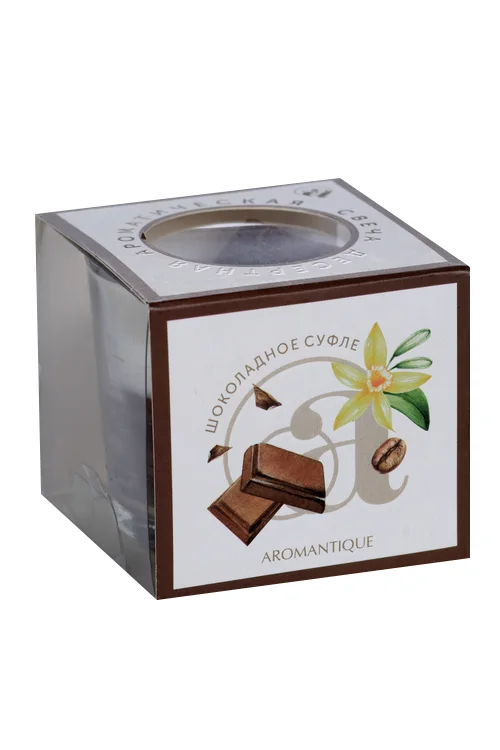 Свеча ароматическая Aromantique шоколадное суфле (АМ40605) 60 гр
