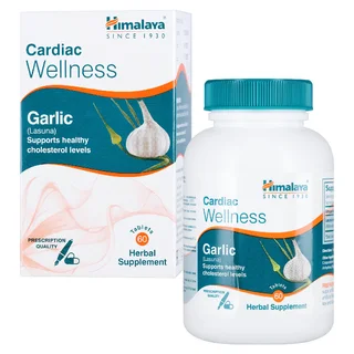 Garlic (чеснок) для здоровья сердца и сосудов от холестерина 60 шт Himalaya