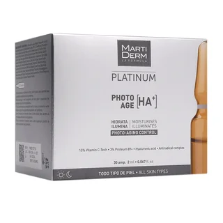 Martiderm Platinum ампулы коррекция фотостарения Гиалуроновая кислота+ 2 мл 30 шт