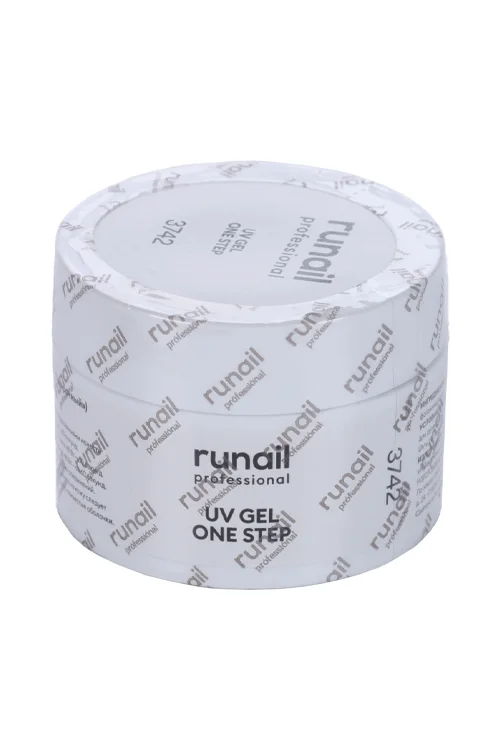 Гель RuNail Professional для наращивания ногтей прозрачный 56 гр