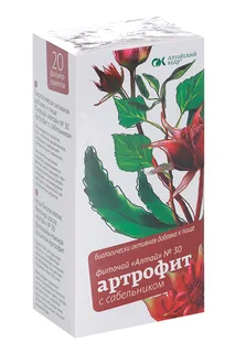 Фиточай Алтай №30 Артрофит с сабельником 2 гр 20 шт