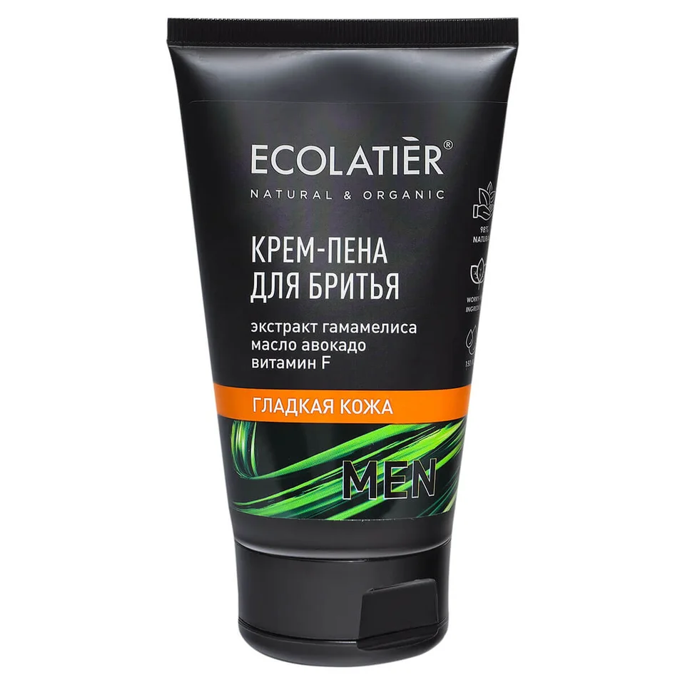 Крем-пена для бритья Гладкая кожа 150 мл Ecolatier