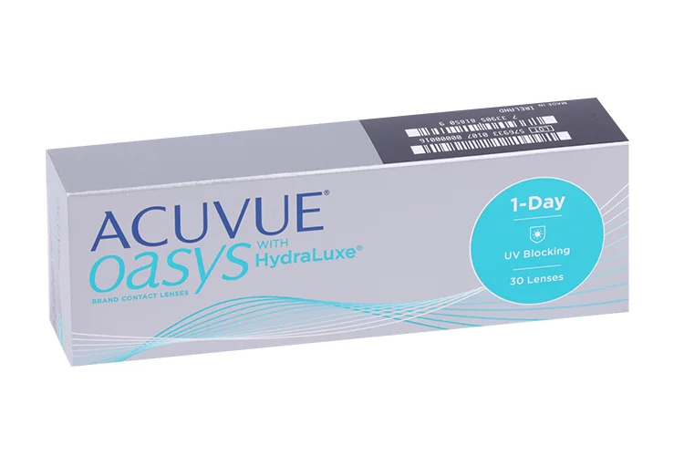 Линзы контактные Acuvue Oasys with hydraluxe 30 линз R 8,5 D -9,00