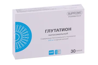 Глутатион Supreme Pharmatech липосомальный 30 шт капсулы