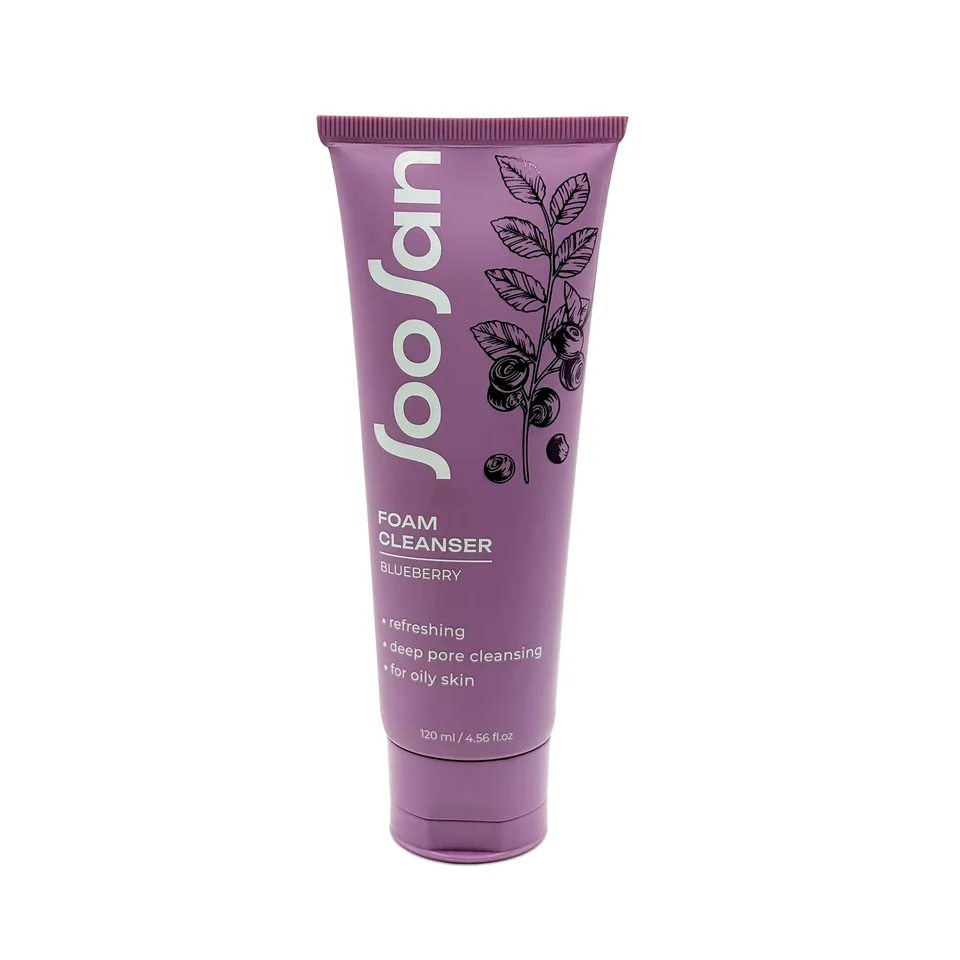 Soosan Foam Cleanser with Blueberry Очищающая пенка с экстрактом черники для проблемной кожи 120 мл