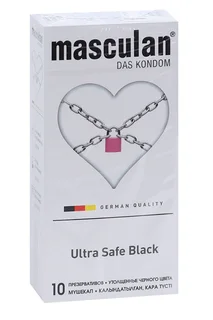 Презервативы Masculan DAS Kondom Ultra Safe Black 10 шт