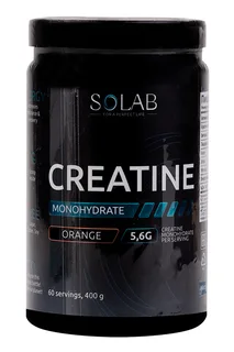 Креатин моногидрат Solab апельсин, 400 г, (60 порций)