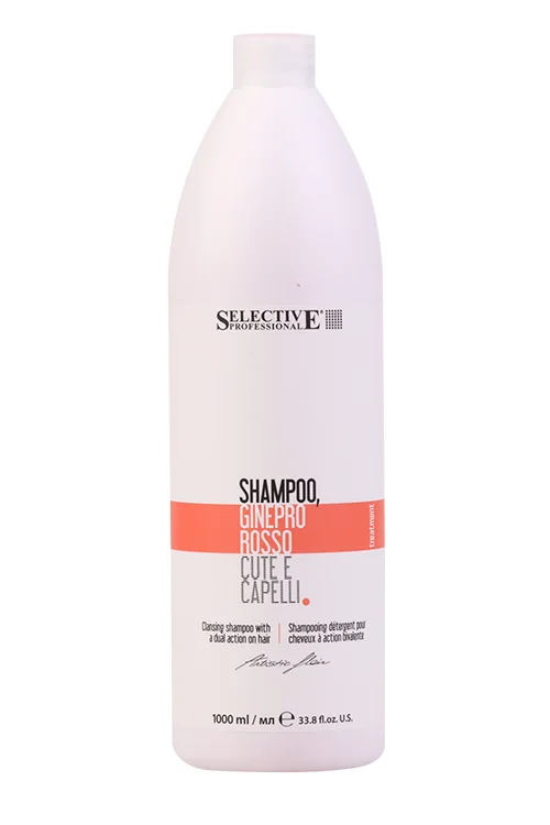 Шампунь Shampoo Ginepro Rosso для волос двойного действия 1 000 мл