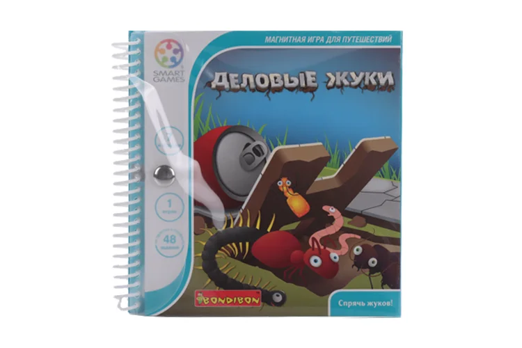 Игра-головоломка Bondibon магнитная Деловые жуки