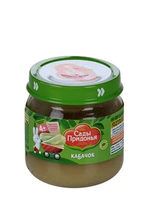 Пюре Сады Придонья кабачок 80 гр (стекло)