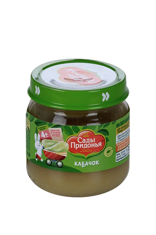 Пюре Сады Придонья кабачок 80 гр (стекло)