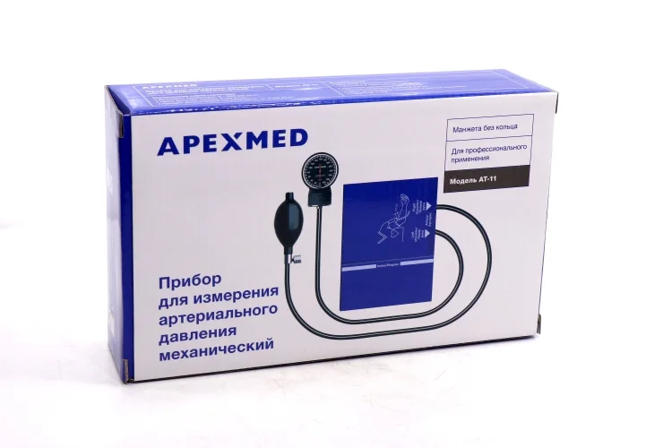 Прибор Apexmed механический для измерения артериального давления АТ-11 50×14 см