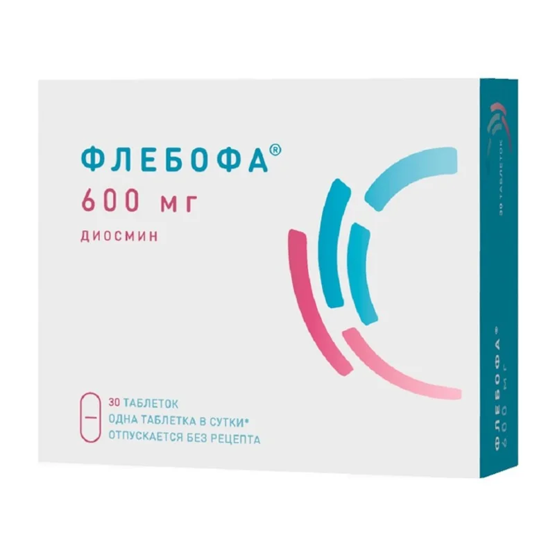 Флебофа таблетки 600 мг 30 шт