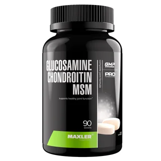 Глюкозамин Хондроитин МСМ (Glucosamine Chondroitin MSM), 90 таблеток, Maxler