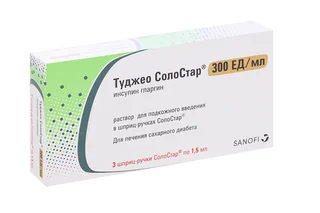 Туджео СолоСтар раствор для п/к/в/в 300ЕД / мл картр. в шприц-ручке 1.5 мл 3 шт