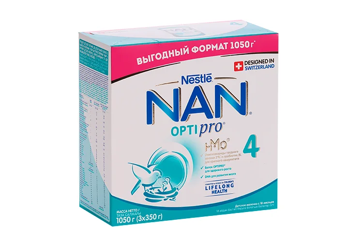 Смесь NA№4 Optipro молочная сухая (3×350 гр ) 1 050 гр