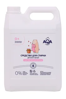 Средство AQA baby для стирки детского белья для чувствительной кожи жидкое 5 000 мл
