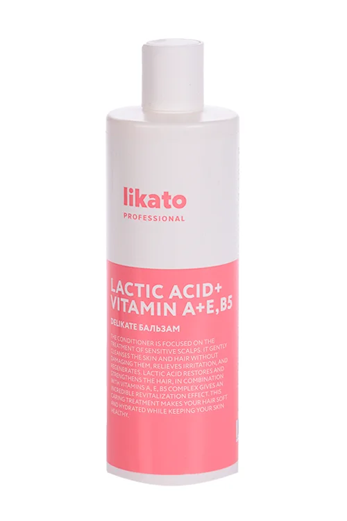 Бальзам Likato Professional Lactic Acid+Vitamin A+E/B5 Delikate для чувст кожи 400 мл