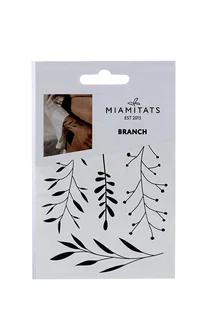 Мини-тату Miami Tattoos Branch переводные веточки