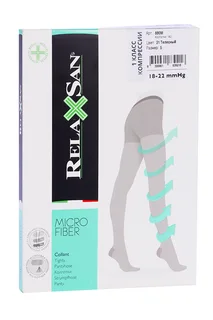 Колготки Relaxsan Microfiber 1 кл компресс 140 ден 880М телесный р 5