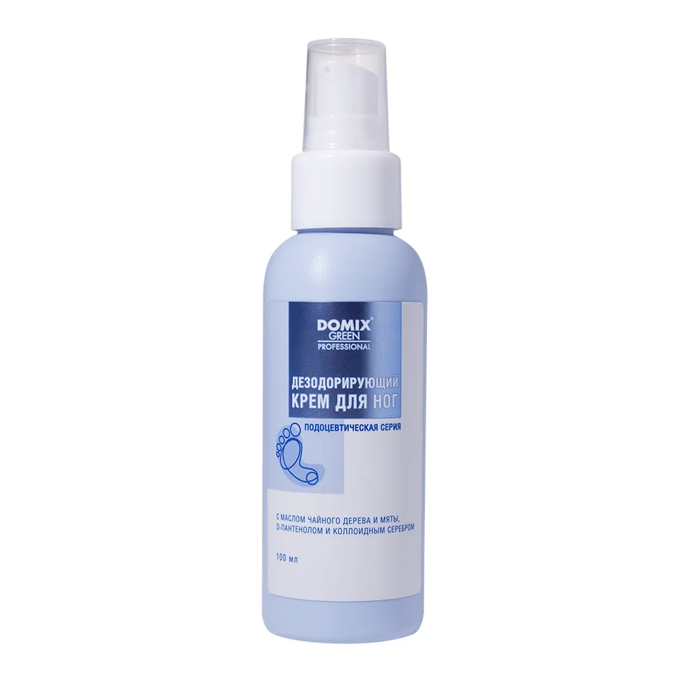 Дезодорирующий крем для ног Domix Green Professional 100 мл