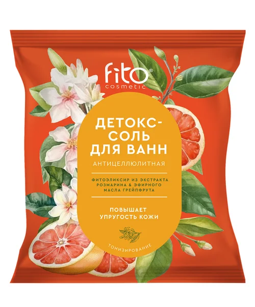 Детокс-соль Elixirica антицеллюлитная для ванн, 500 г