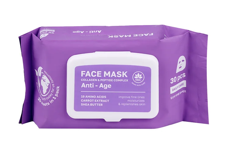Маска Name Skin Care Коллаген и пептиды тканевая для лица, 30 шт