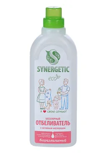Отбеливатель Synergetic для белья и поверхностей 1 л