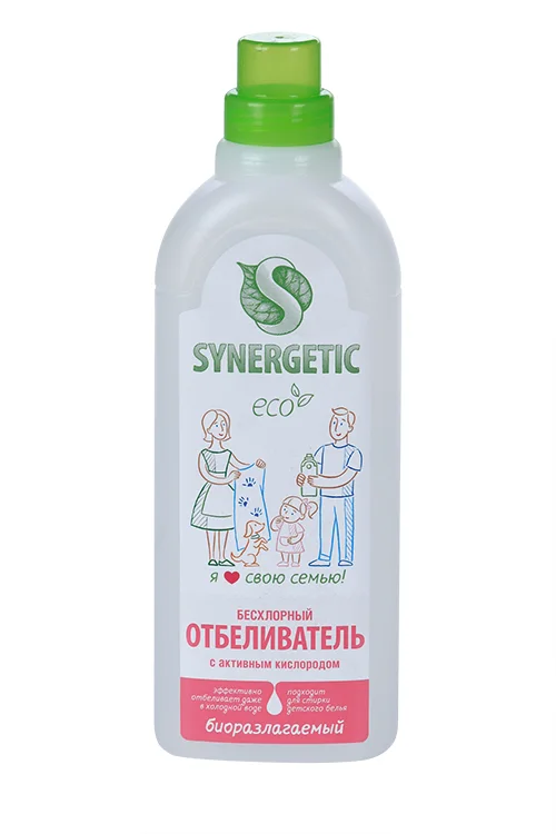 Отбеливатель Synergetic для белья и поверхностей 1 л