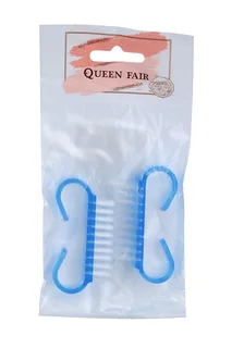 Щетки Queen fair для маникюра / педикюра 2 шт 6,5×1,3 см цвет Микс